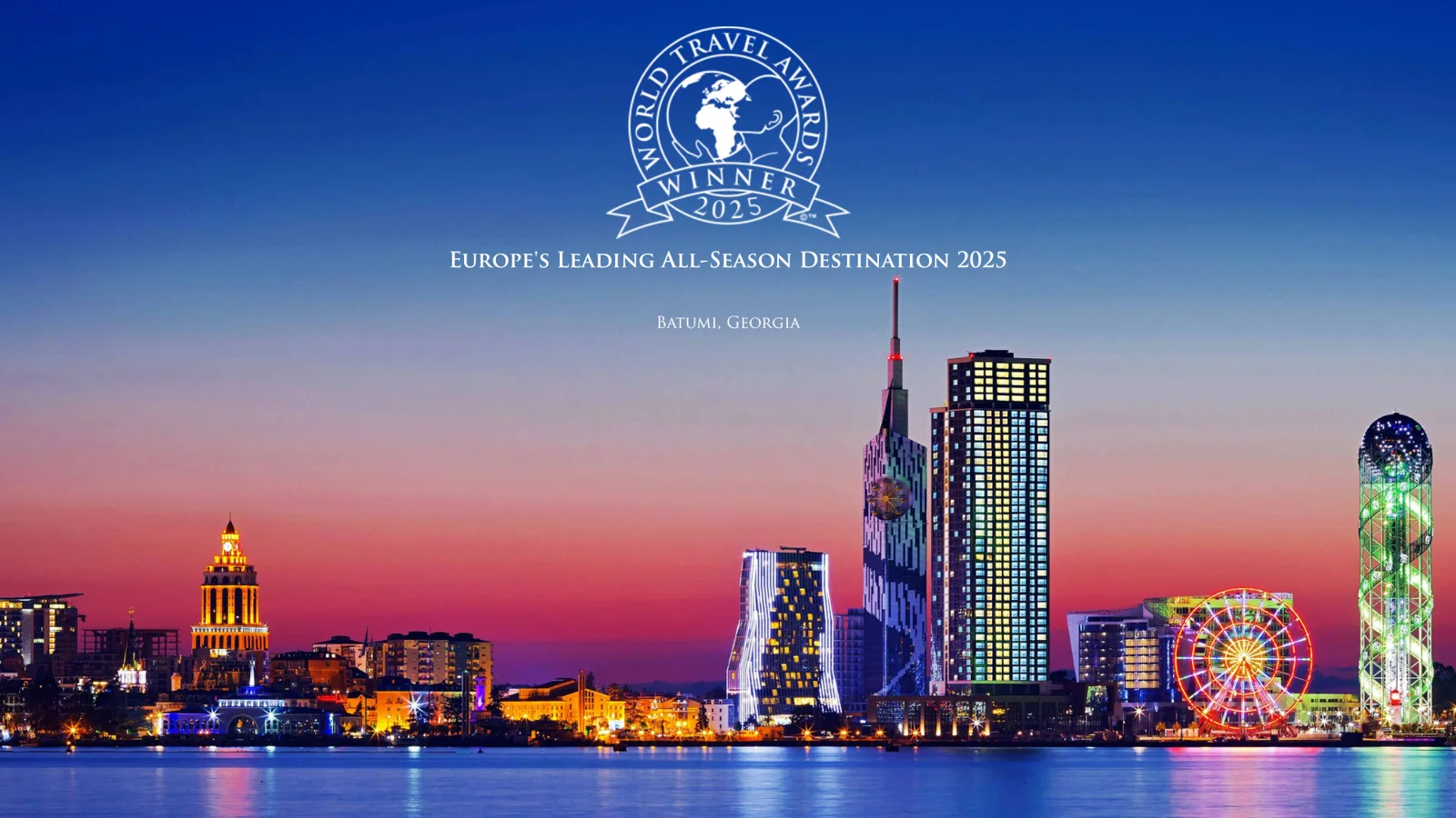 Batumi has once again been named Europe’s leading all-season destination